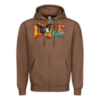 Chestnut love fall holstein cow Zipper Hoodie - Jasminsmagicworld