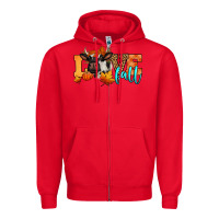 Red love fall holstein cow Zipper Hoodie - Jasminsmagicworld