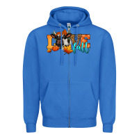 True Royal love fall holstein cow Zipper Hoodie - Jasminsmagicworld