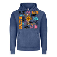 Vintage Denim faith cross Vintage Hoodie - Artiststas