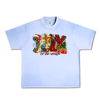 Grape Ice Joy To The World Urban Heavy Tee - CowhideDigitalArt