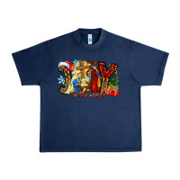Navy Joy To The World Urban Heavy Tee - CowhideDigitalArt