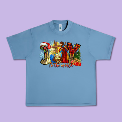 Joy To The World Urban Heavy Tee Designed By Cowhidedigitalart
