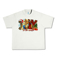 Pistachio Joy To The World Urban Heavy Tee - CowhideDigitalArt