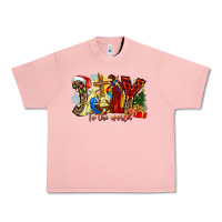 Salmon Joy To The World Urban Heavy Tee - CowhideDigitalArt