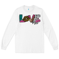 White Love More Long Sleeve Tee - SublimationCraftShop