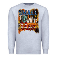 Heather Grey small town usa gemstone Premium Sweatshirt - Jasminsmagicworld