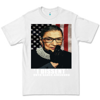 White Notorious R.B.G. Funny Progressive, Liberal Ruth Bader Ginsburg Premium Tee - artisFamous