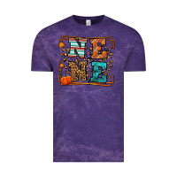 Cloud Purple Fall Autumn Leopard Nene Vintage Tee - LillyAllenDesigns