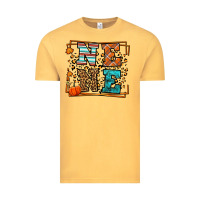Vintage Mustard Fall Autumn Leopard Nene Vintage Tee - LillyAllenDesigns