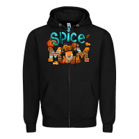 Black thanksgiving spice mom pilgrim cow Zipper Hoodie - Jasminsmagicworld