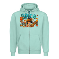 Seafoam thanksgiving spice mom pilgrim cow Zipper Hoodie - Jasminsmagicworld
