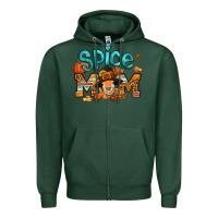 Sports Green thanksgiving spice mom pilgrim cow Zipper Hoodie - Jasminsmagicworld