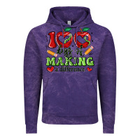 Cloud Purple 100 days of making a difference Vintage Hoodie - Artiststas