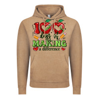 Vintage Coffee 100 days of making a difference Vintage Hoodie - Artiststas