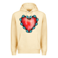 Pina Colada Gemstone Red Heart Premium Hoodie - Jasminsmagicworld