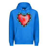 True Royal Gemstone Red Heart Premium Hoodie - Jasminsmagicworld