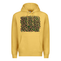 Antique Gold leopard with green glitter Premium Hoodie - Artiststas