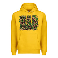 Lemon leopard with green glitter Premium Hoodie - Artiststas