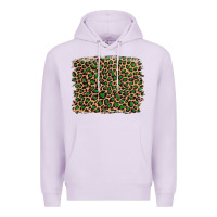 Lilac leopard with green glitter Premium Hoodie - Artiststas