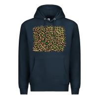 Navy leopard with green glitter Premium Hoodie - Artiststas
