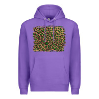 Purple leopard with green glitter Premium Hoodie - Artiststas