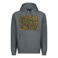 Rock leopard with green glitter Premium Hoodie - Artiststas