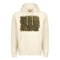 Sandshell leopard with green glitter Premium Hoodie - Artiststas