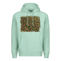 Seafoam leopard with green glitter Premium Hoodie - Artiststas