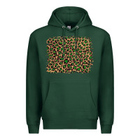 Sports Green leopard with green glitter Premium Hoodie - Artiststas
