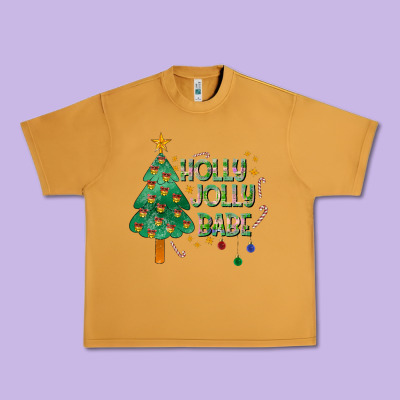 Jolly Jolly Babe Urban Heavy Tee Designed By Cowhidedigitalart