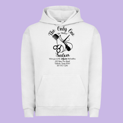 The Only One Salon Urban Hoodie Designed By Jasminsmagicworld