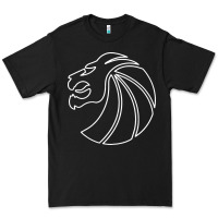 Black outline seven lions Premium Tee - artisFamous
