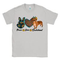 Moon Dust peace love dachshund Classic Tee - RanaPortraitStore