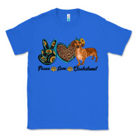 True Royal peace love dachshund Classic Tee - RanaPortraitStore