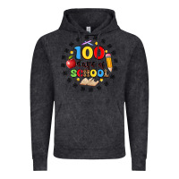 Vintage Black 100 days of school Vintage Hoodie - Artiststas