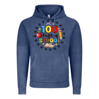 Vintage Denim 100 days of school Vintage Hoodie - Artiststas