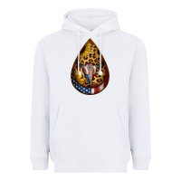 White american sunflower bullskull teardrop earrings Heavyweight Hoodie - Jasminsmagicworld