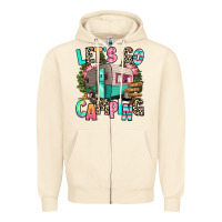 Sandshell let's go camping Zipper Hoodie - RanaPortraitStore