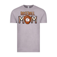 Vintage Zinc Baseball Mom Vintage Tee - CowhideDigitalArt