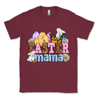 Burgundy Easter mama Classic Tee - OliviaCreatesArt