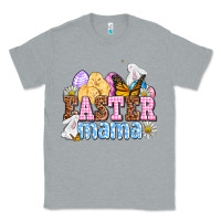 Heather Grey Easter mama Classic Tee - OliviaCreatesArt