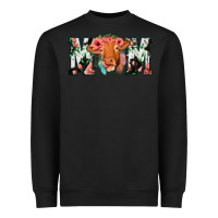 Black Cow Mom Heavyweight Sweatshirt - Jasminsmagicworld