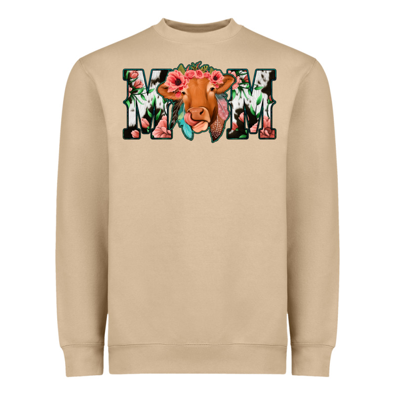 Cow Mom Heavyweight Sweatshirt by Jasminsmagicworld | Teevron