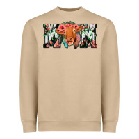Mushroom Cow Mom Heavyweight Sweatshirt - Jasminsmagicworld