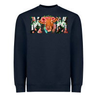 Navy Cow Mom Heavyweight Sweatshirt - Jasminsmagicworld