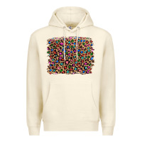 Sandshell leopard with multiple color glitters Premium Hoodie - Artiststas