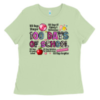 Matcha 100 days of school Ladies Tee - LillyAllenDesigns