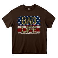Chocolate Brown Dad Life Heavy Core Tee - Jasminsmagicworld