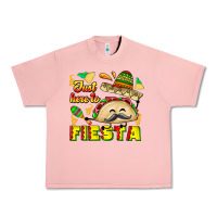 Salmon Just Here To Fiesta Urban Heavy Tee - CowhideDigitalArt